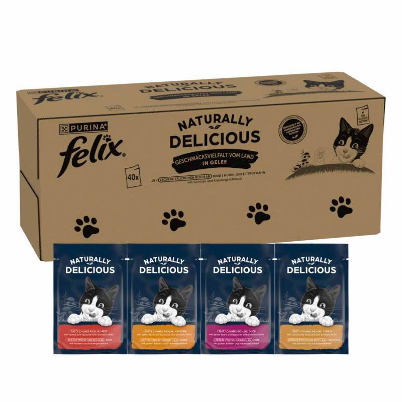 FELIX Naturally Delicious Vielfalt vom Land 80x80g von Felix