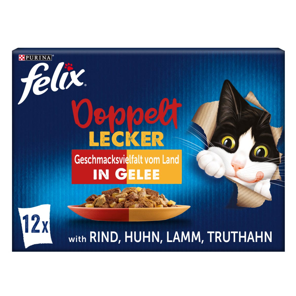 FELIX So gut wie es aussieht Doppelt Lecker Geschmacksvielfalt vom Land in Gelee 12x85g FELIX So gut wie es aussieht Doppelt Lecker Geschmacksvielfalt vom Land in Gelee 12x85g von Felix