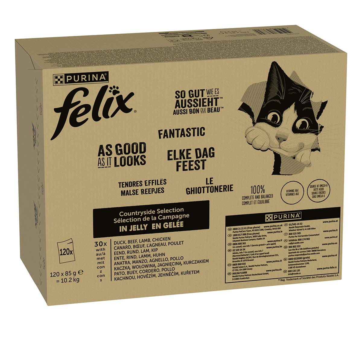 FELIX So gut wie es aussieht Geschmacksvielfalt vom Land 120x85 g von Felix