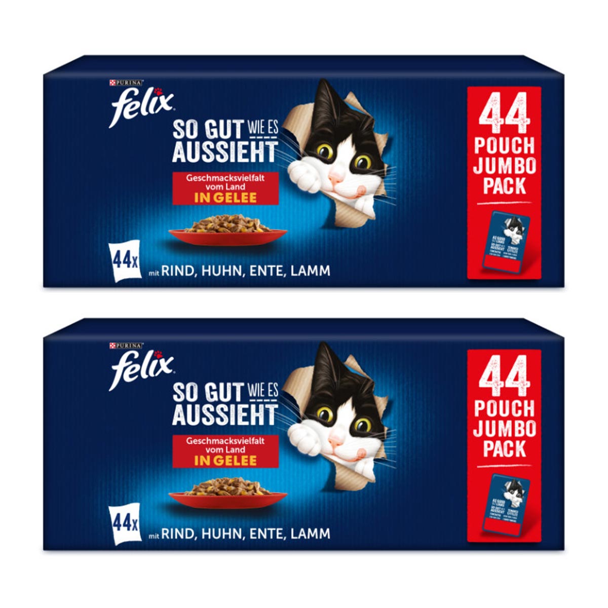 FELIX So gut wie es aussieht in Gelee Geschmacksvielfalt vom Land 88x85g FELIX So gut wie es aussieht in Gelee Geschmacksvielfalt vom Land 88x85g von Felix