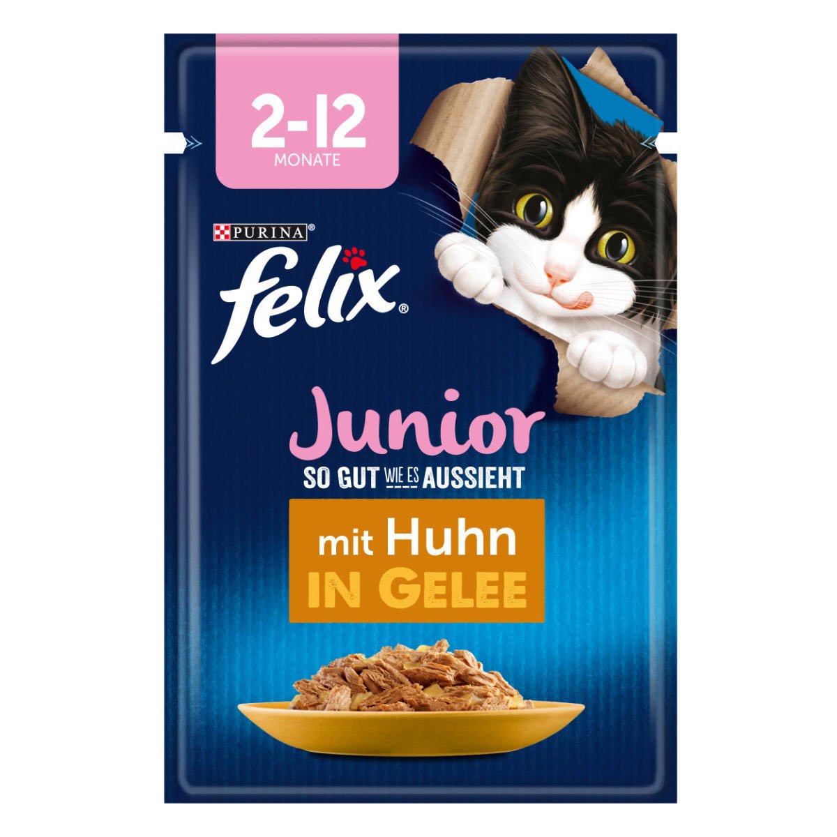 FELIX So gut wie es aussieht in Gelee Junior mit Huhn 26x85g von Felix