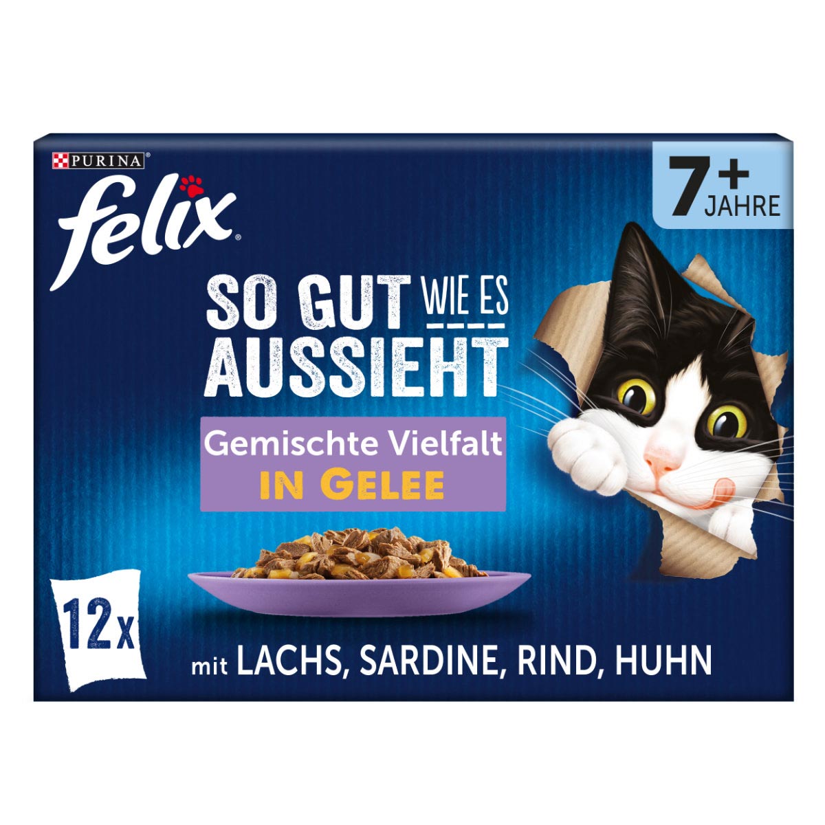 FELIX So gut wie es aussieht in Gelee Senior Gemischte Vielfalt 12x85g FELIX So gut wie es aussieht in Gelee Senior Gemischte Vielfalt 12x85g von Felix