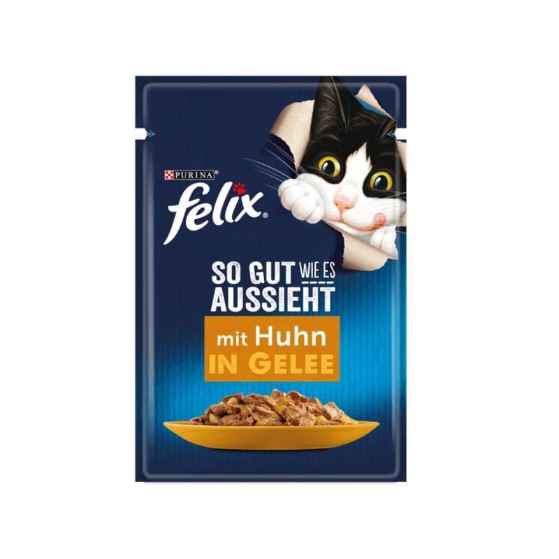 FELIX So gut wie es aussieht in Gelee Senior mit Huhn 26x85g von Felix