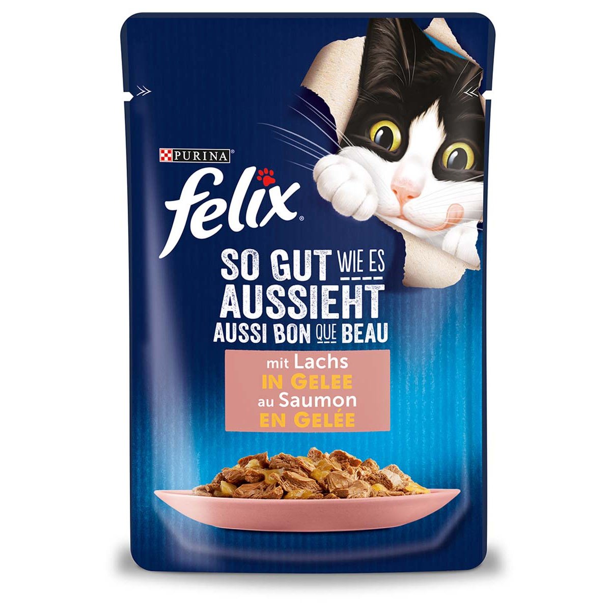 FELIX So gut wie es aussieht in Gelee mit Lachs 26x85g FELIX So gut wie es aussieht in Gelee mit Lachs 26x85g von Felix