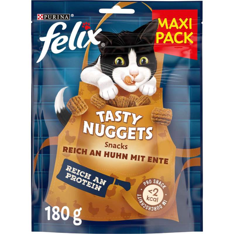FELIX Tasty Nuggets Katzensnack Huhn und Ente 180g von Felix