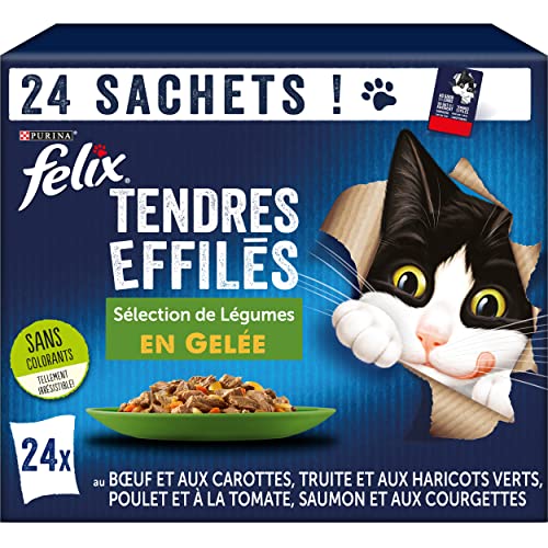 FELIX Zarte Konische Gelee, gemischt, Gemüse, 24 x 85 g von Felix