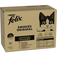 Jumbopack Felix Classic Pouches 120 x 85 g - Mix (Rind, Huhn) von Felix