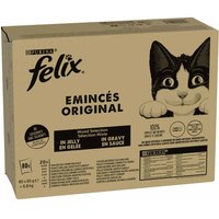 Felix Classic Pouches 80 x 85 g - Fisch & Fleisch Mix (4 Sorten gemischt) von Felix