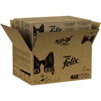Felix Classic Pouches 80 x 85 g - Fisch Mix (4 Sorten) von Felix