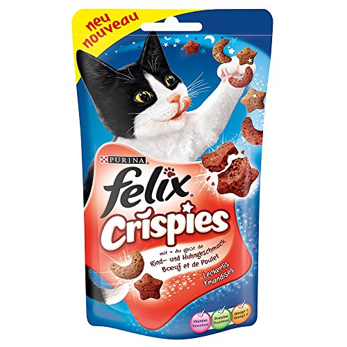 Felix | Crispies mit Rind- & Huhngeschmack | 8 x 45 g von FELIX