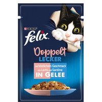 Felix Doppelt Lecker Lachs & Sardine 104x85 g von Felix