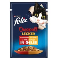 Felix Doppelt Lecker Rind & Geflügel 104x85 g von Felix
