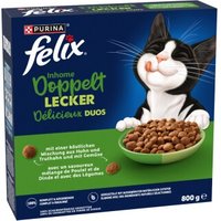 Felix Doppelt Lecker Trockenfutter Katze, Adult, Inhome 800 g von Felix