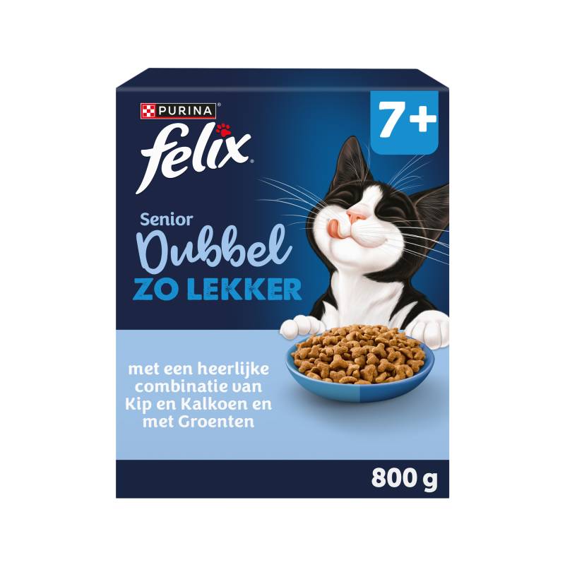 Felix Doppelt So Lecker - Senior - Huhn und Truthahn - 800 g von Felix