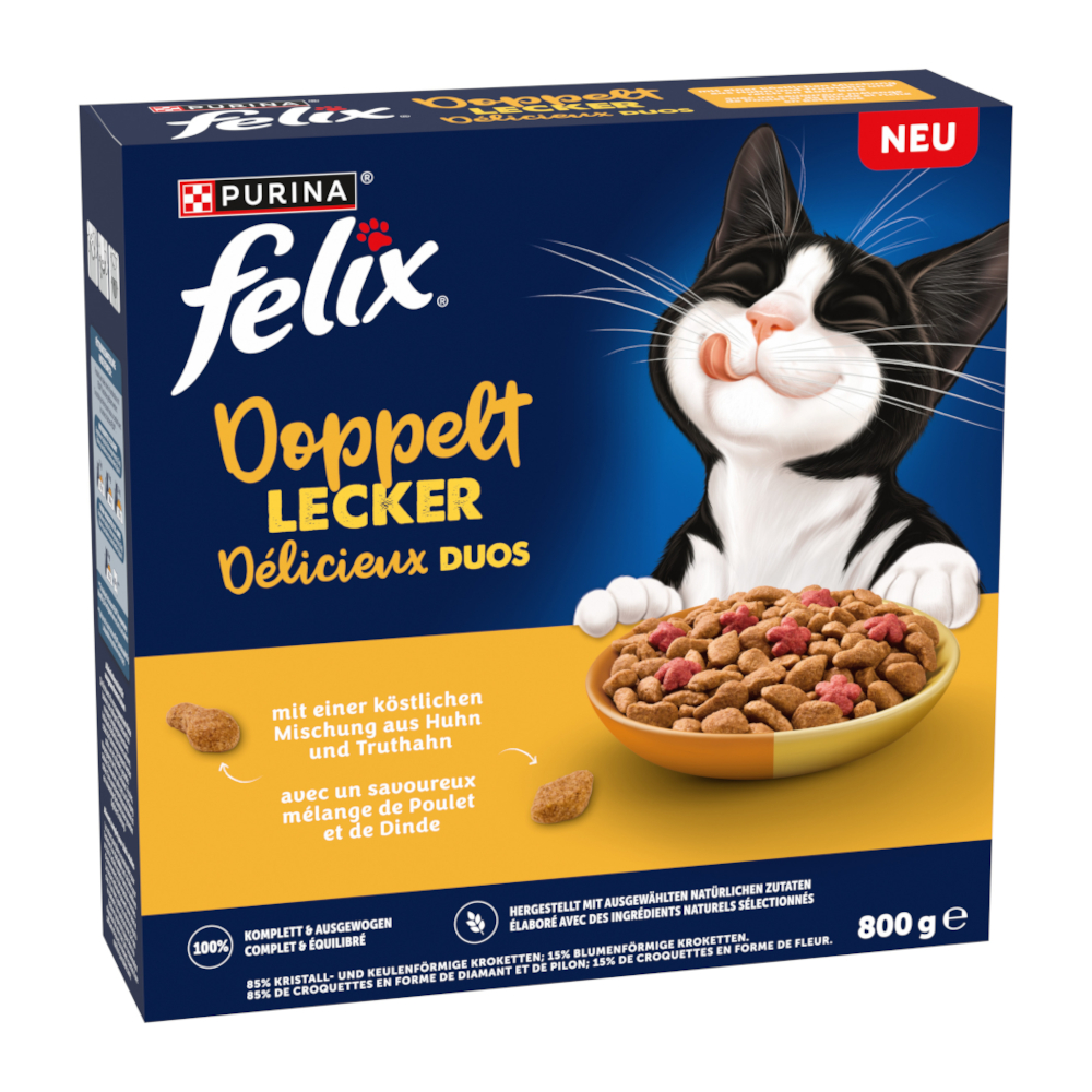 Felix Doppelt lecker Huhn & Truthahn - Sparpaket: 2 x 800 g Felix Doppelt lecker Huhn & Truthahn - Sparpaket: 2 x 800 g von Felix