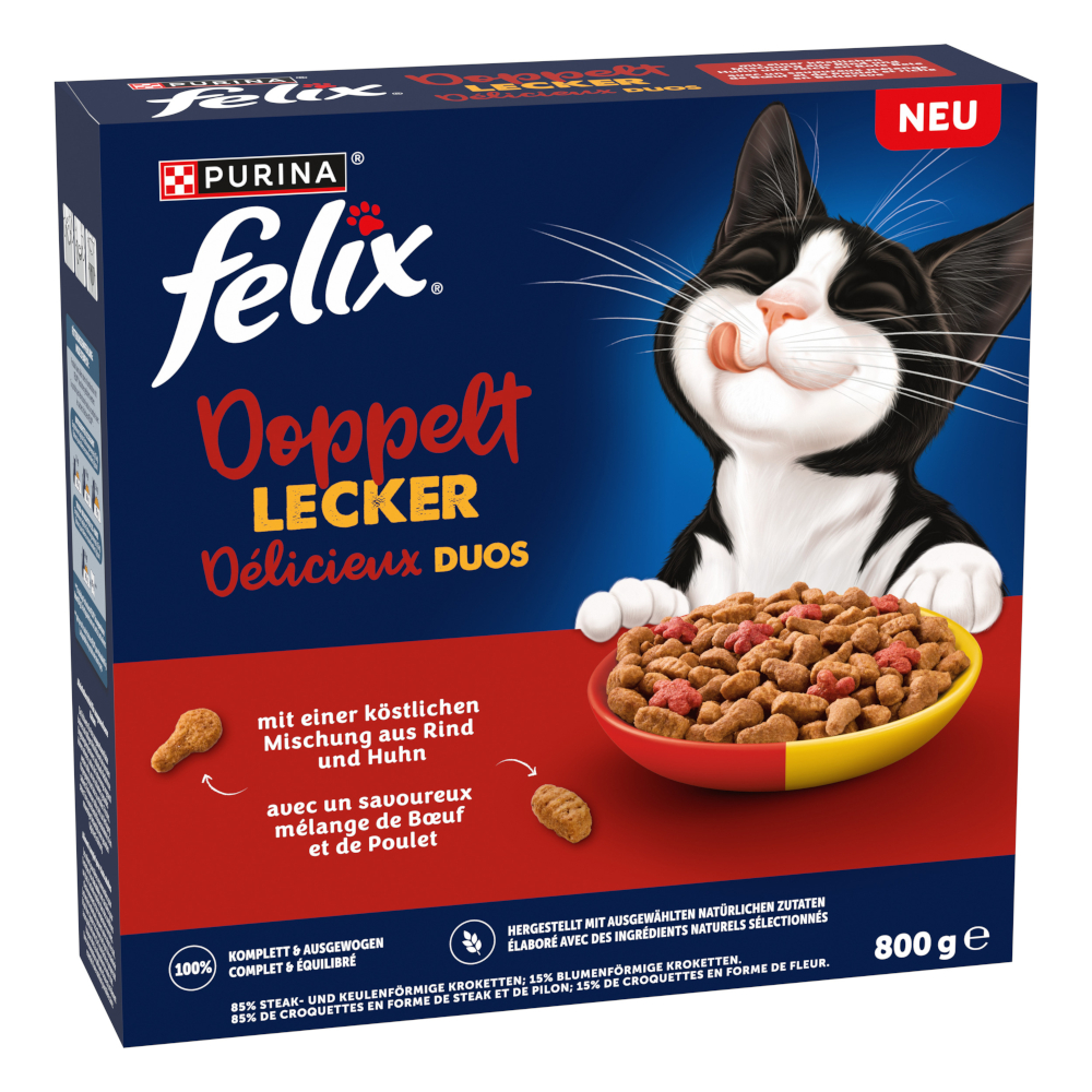 Felix Doppelt lecker Rind & Huhn - 800 g Felix Doppelt lecker Rind & Huhn - 800 g von Felix