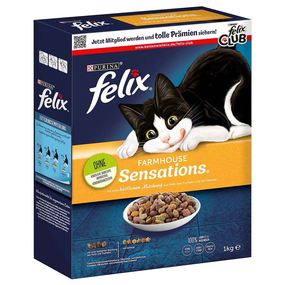Felix Farmhouse Sensations mit Huhn - Sparpaket: 4 x 1 kg Felix Farmhouse Sensations mit Huhn - Sparpaket: 4 x 1 kg von Felix
