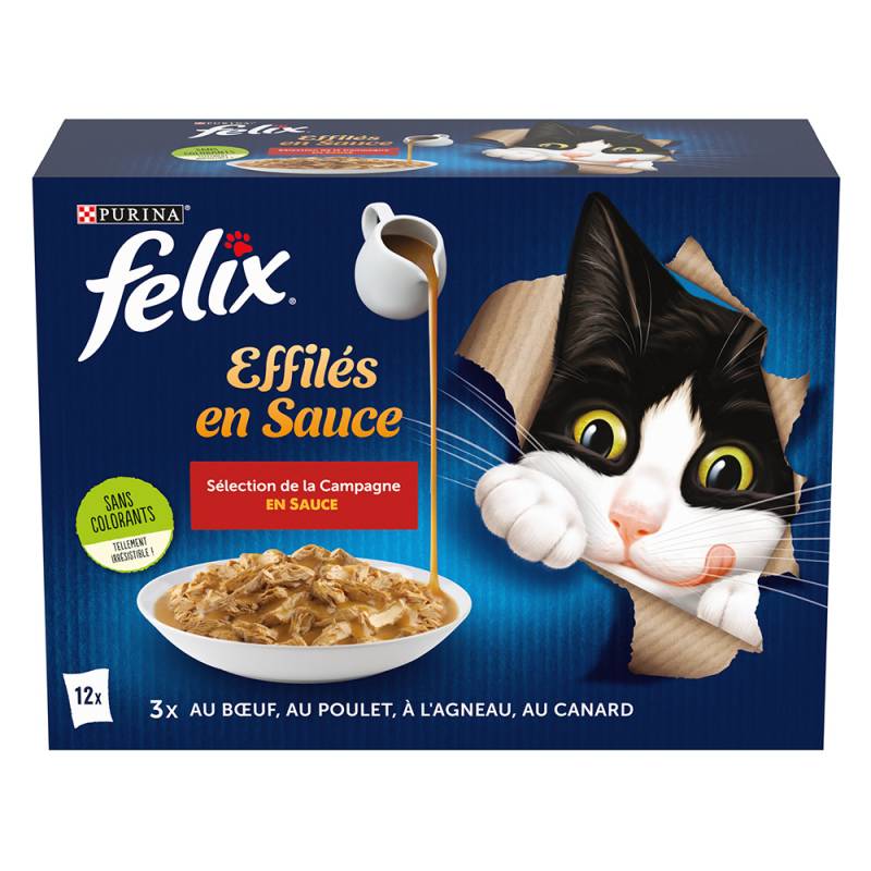 Felix "Gravy Lover - So gut wie es aussieht" Pouches 24 x 85 g - Geschmacksvielfalt vom Land von Felix