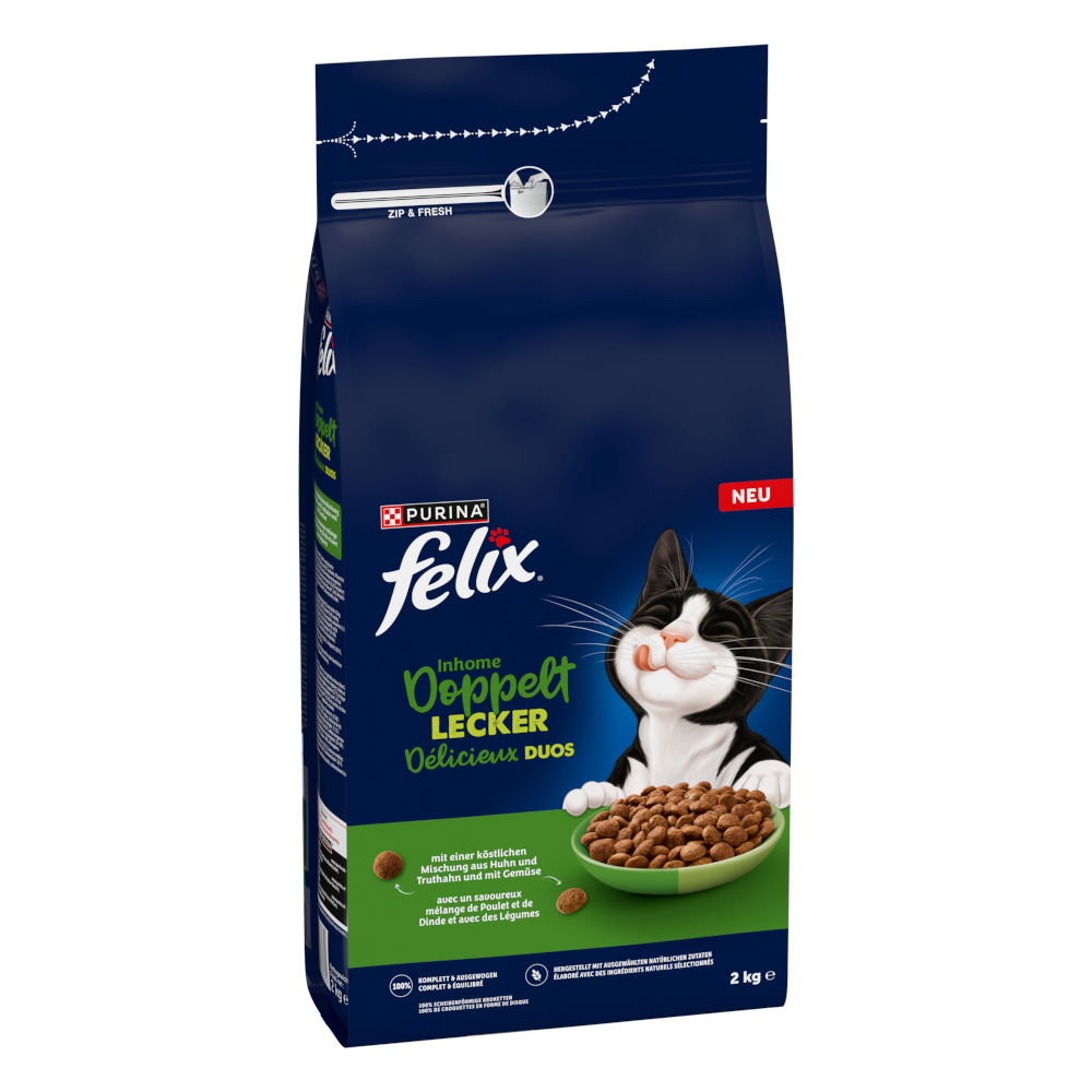 Felix Inhome Doppelt lecker Huhn & Truthahn - 2 kg Felix Inhome Doppelt lecker Huhn & Truthahn - 2 kg von Felix