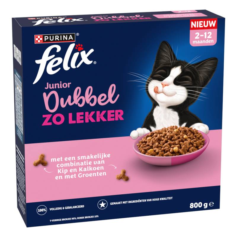 Felix Junior Doppelt lecker Huhn & Truthahn - 800 g von Felix