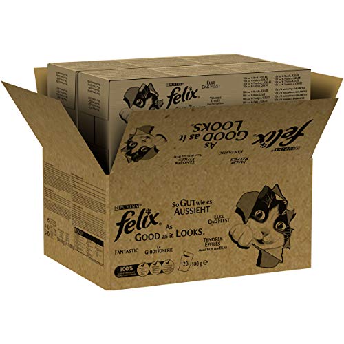 Felix Katzennassfutter So gut wie es aussieht Rind, 12000 g von Felix
