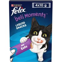 Felix Katzensnack Deli Moments 4 x 10 g Ente von Felix