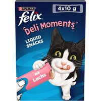 Felix Katzensnack Deli Moments 4 x 10 g Lachs Felix Katzensnack Deli Moments 4 x 10 g Lachs von Felix