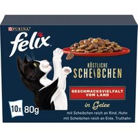 Felix  Köstliche Scheibchen 10 x 80 g Geschmacksvielfalt vom Land von Felix