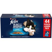 Felix Nassfutter Katze So gut wie es aussieht Geschmacksvielfalt aus dem Wasser 44x85g Felix Nassfutter Katze So gut wie es aussieht Geschmacksvielfalt aus dem Wasser 44x85g von Felix