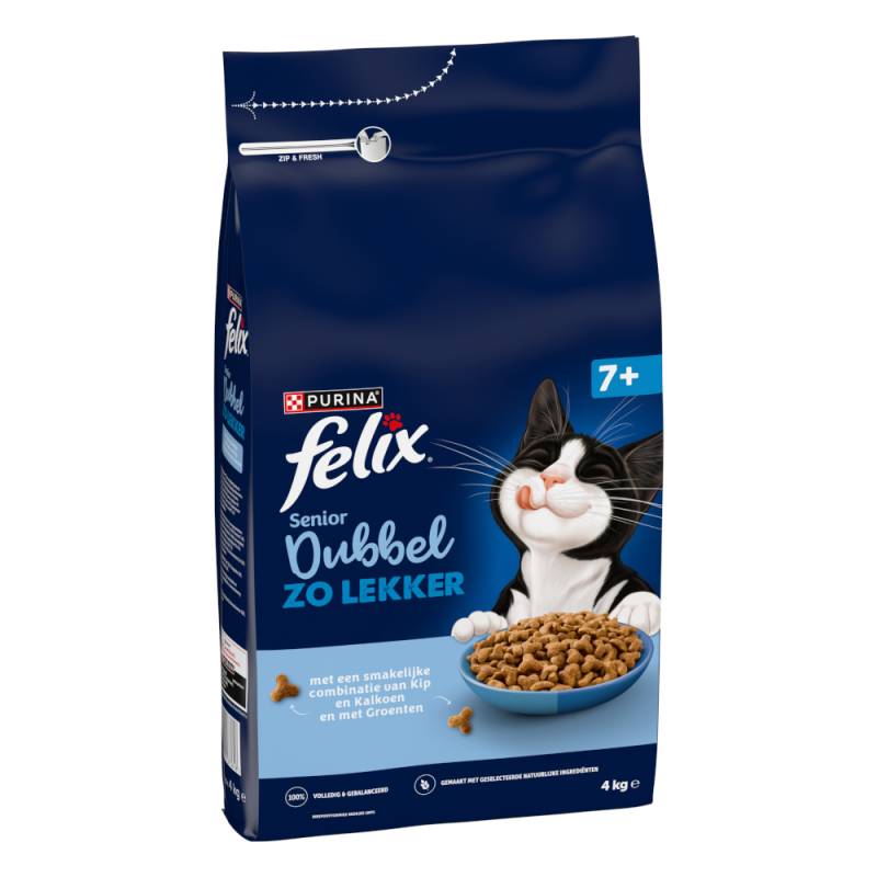 Felix Senior Doppelt lecker Huhn & Truthahn - 4 kg von Felix