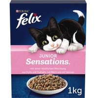 Felix Sensations Trockenfutter Katze, Junior 1 kg Felix Sensations Trockenfutter Katze, Junior 1 kg von Felix