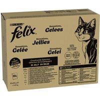 Megapack Felix "So gut wie es aussieht" Pouches 80 x 85 g - Sensations Countryside (4 Sorten gemischt) von Felix