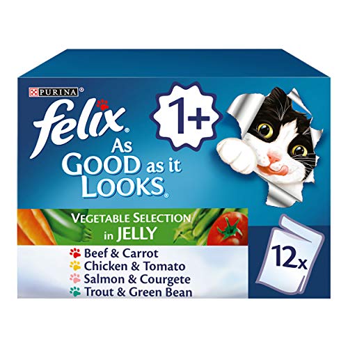 Felix So gut wie es aussieht Katzenfutter, Gemüse, 12 x 100 g von Felix