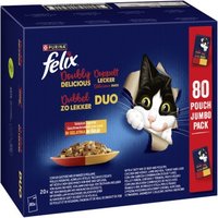 Felix So gut wie es aussieht Nassfutter Katze, Adult, Vom Land 80x85 g von Felix