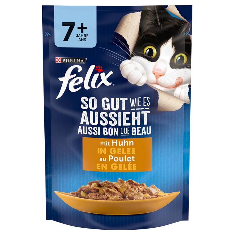 Felix "So gut wie es aussieht" Senior Pouches 26 x 85 g - Huhn von Felix