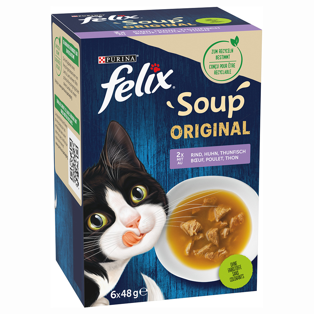 Felix Soup 6 x 48 g - Gemischte Vielfalt Felix Soup 6 x 48 g - Gemischte Vielfalt von Felix