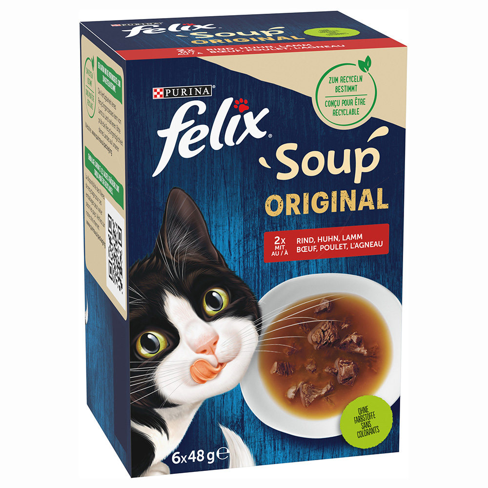 Felix Soup 6 x 48 g - Geschmacksvielfalt vom Land von Felix