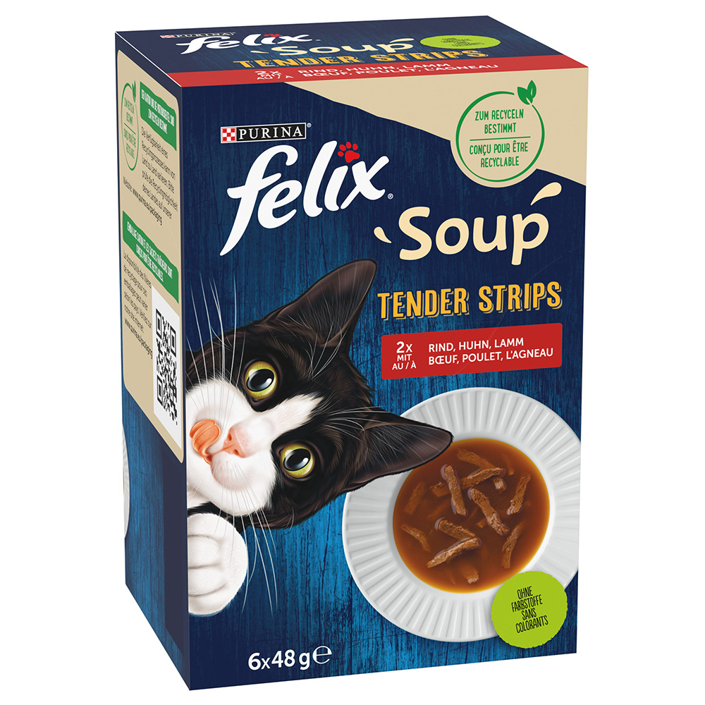 Felix Soup Filet 6 x 48 g - Geschmacksvielfalt vom Land Felix Soup Filet 6 x 48 g - Geschmacksvielfalt vom Land von Felix