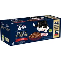 Felix "Tasty Shreds" 44 x 80 g - Geschmacksvielfalt vom Land von Felix