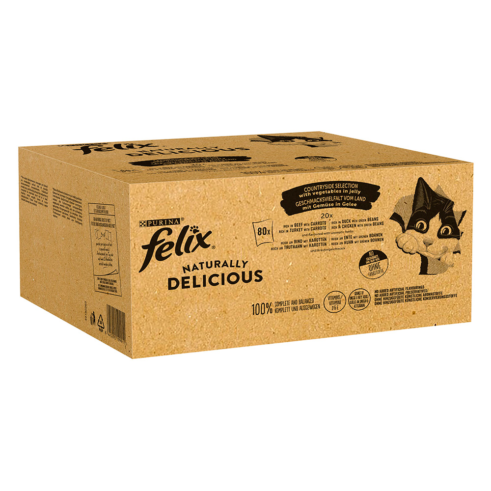 Megapack Felix Naturally Delicious 80 x 80 g - Geschmacksvielfalt vom Land Megapack Felix Naturally Delicious 80 x 80 g - Geschmacksvielfalt vom Land von Felix