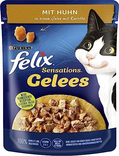 Nestle Niemcy Felix DE Nassfutter für Katzen, 85 g, SASZ.SENSAT, Huhn + Marchew / 24 Nestle Niemcy Felix DE Nassfutter für Katzen, 85 g, SASZ.SENSAT, Huhn + Marchew / 24 von Felix