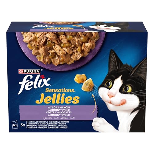 Purina Felix Sensations Katzenfutter Türkei Lamm 12 x 85 g von Felix