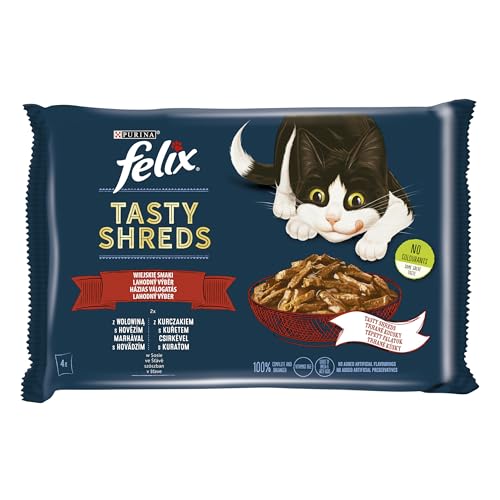 Purina Tasty Shreds Katzenfutter von Felix