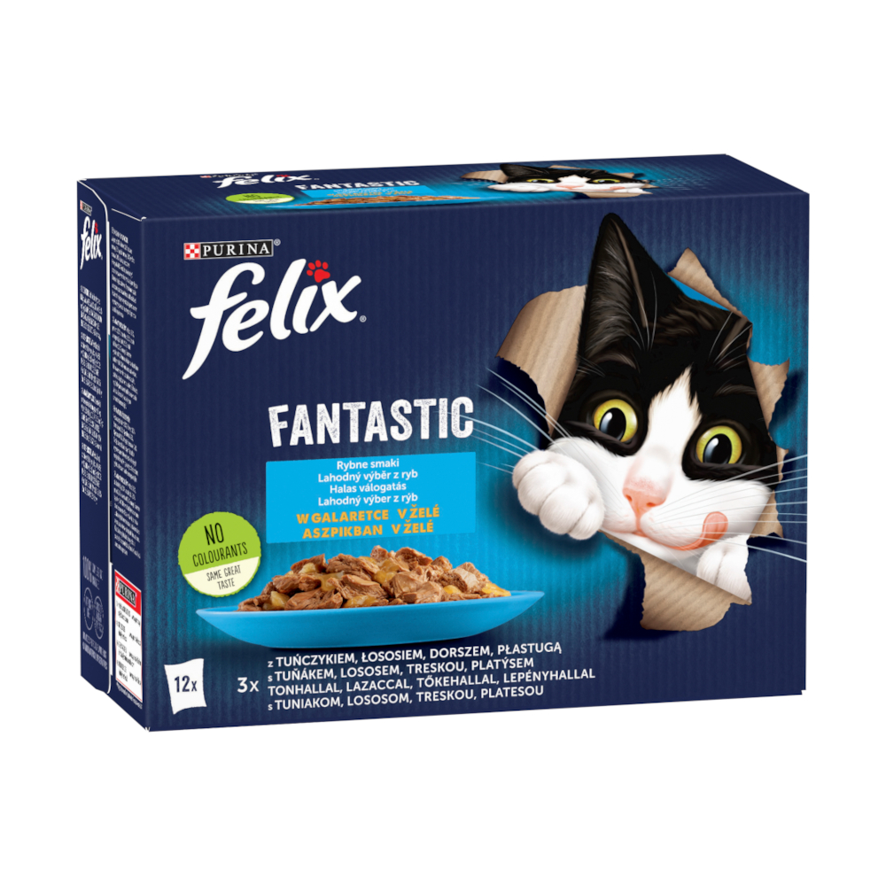 Sparpaket Felix Fantastic 24 x 85 g - Lachs, Thunfisch, Kabeljau und Plattfisch Sparpaket Felix Fantastic 24 x 85 g - Lachs, Thunfisch, Kabeljau und Plattfisch von Felix
