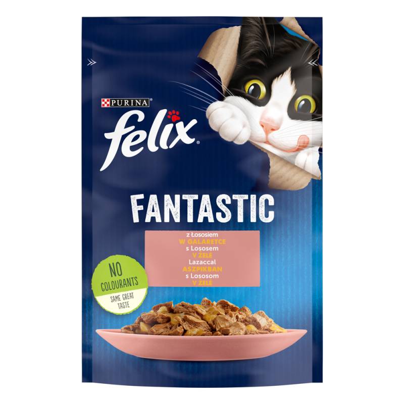 Sparpaket Felix Fantastic Pouches 52 x 85 g - Lachs Sparpaket Felix Fantastic Pouches 52 x 85 g - Lachs von Felix