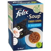 Sparpaket Felix Soup Filet 12 x 48 g - Geschmacksvielfalt aus dem Wasser von Felix