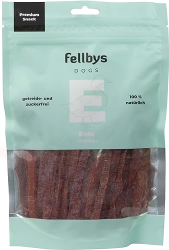 Fellbys Hundesnacks Ente in Streifen 250g von Fellby