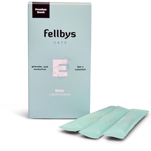 Fellbys Katzensnacks Liquid Ente 90g (6x15g) von Fellby