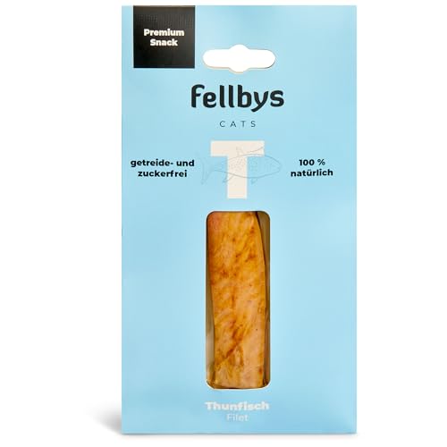 Fellbys Katzensnacks Thunfischfilet 25g (1, Thunfisch) von Fellby