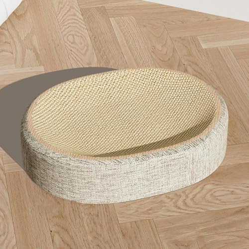 Fellflying Kratzbrett Für Katzen | Indoor Kratzbrett Für Hauskatzen - Sisalgeflochtene Pappe Katzenmöbel Wohnzimmer Schlafzimmer Boden Ecken Fellflying Kratzbrett Für Katzen | Indoor Kratzbrett Für Hauskatzen - Sisalgeflochtene Pappe Katzenmöbel Wohnzimmer Schlafzimmer Boden Ecken von Fellflying